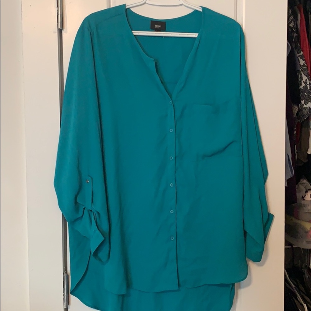 Teal Blouse